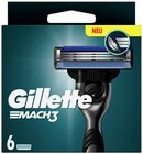 Mach 3 Rasierklingen Angebote von Gillette bei REWE Leinfelden-Echterdingen für 11,99 €
