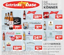Aktueller Getränke Oase Prospekt (Hamm) Getränke Oase Prospekt mit 1 Seiten (Hamm)