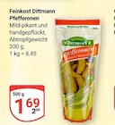 Pfefferonen im Angebot bei GLOBUS in Erlangen Pfefferonen Angebote von Feinkost Dittmann bei GLOBUS Erlangen für 1,69 €