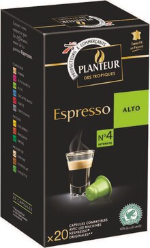 Capsules espresso alto - Intermarché à Montreuil Capsules espresso alto en promo chez Intermarché Montreuil à 1,85 €