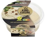 Hummus Trio oder Hummus Naturel von King Cuisine für 1,89 € bei REWE im Angebot Hummus Trio oder Hummus Naturel von King Cuisine im aktuellen REWE Prospekt