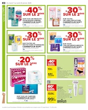 Epilation Angebote im Prospekt "BONNE ANNÉE BONNE PROMO" von Carrefour auf Seite 22