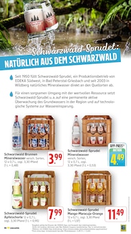 Mineralwasser im EDEKA Prospekt "Aktuelle Angebote" mit 47 Seiten (Mannheim)