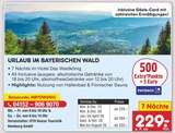 Urlaub im Bayerischen Wald im Angebot bei Netto Marken-Discount in Saarbrücken Urlaub im Bayerischen Wald Angebote bei Netto Marken-Discount Saarbrücken für 229,00 €