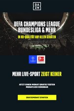 DAZN Prospekt "MEHR LIVESPORT ZEIGT KEINER", 1 Seiten, für Bokel, 18.02.2020 - 07.04.2020 DAZN Prospekt "MEHR LIVESPORT ZEIGT KEINER", 1 Seiten, für Bokel, 18.02.2020 - 07.04.2020