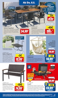 Gartenmöbel im Lidl Prospekt "LIDL LOHNT SICH" mit 68 Seiten (München)