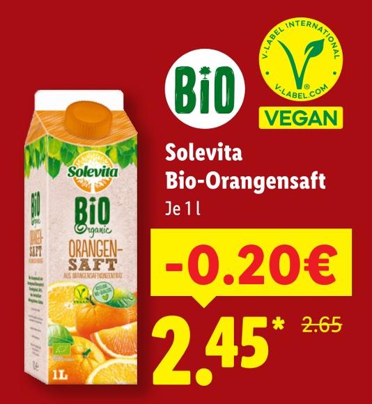 Bio-Orangensaft
