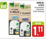 Fettarme H-Milch im Angebot bei EDEKA in Suhl Fettarme H-Milch Angebote von EDEKA Bio bei EDEKA Suhl für 1,11 €