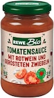 Tomatensauce im Angebot bei REWE in Norderstedt Tomatensauce Angebote von REWE Bio bei REWE Norderstedt für 1,99 €