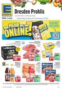 EDEKA Prospekt der Woche "Wir lieben Lebensmittel!" Seite 1, 20.07.2026 bis 25.07.2026 für Dresden Aktueller EDEKA Prospekt "Wir lieben Lebensmittel!" Seite 1 von 38 Seiten für Dresden