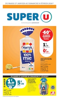 Catalogue Super U de la semaine 5, "Super U", page 1, 27/01/2026 - 08/02/2026 Prospectus Super U en cours, "Super U", page 1 sur 48