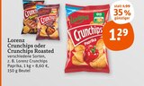 Crunchips oder Crunchips Roasted Angebote von Lorenz bei tegut Leinfelden-Echterdingen für 1,29 €