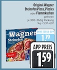 Original Wagner Steinofen Pizza im EDEKA Prospekt Original Wagner Steinofen Pizza von Wagner im aktuellen EDEKA Prospekt für 1,59 €