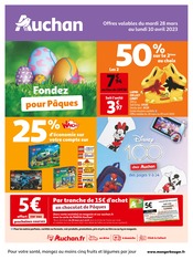 Prospectus Auchan Hypermarché à Nancy, "Fondez pour Pâques", 60 pages de promos valables du 28/03/2023 au 10/04/2023
