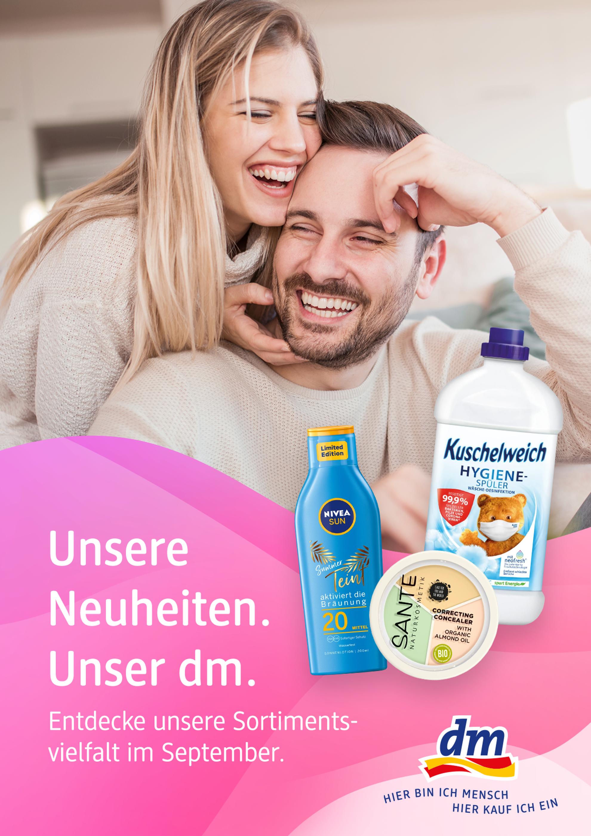 dm-drogerie markt Prospekt für Seewiesen mit 1 Seite dm-drogerie markt Prospekt für Seewiesen: "Aktuelle Angebote", 1 Seite, 16.09.2021 - 30.09.2021