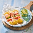 Brochette marinée saumon cabillaud en promo chez Carrefour Troyes à 4,00 €