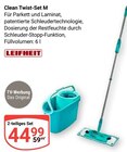 Clean Twist-Set M Angebote von Leifheit bei GLOBUS Rodgau für 44,99 €