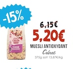 Muesli antioxydant - CELNAT à 5,20 € dans le catalogue Naturalia