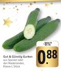 Gurken bei EDEKA im Prospekt "" für 0,88 €