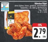 Aktuelles Hähnchen Flügel Angebot bei E center in Erlangen ab 2,79 €