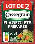 Flageolets préparés - Cassegrain - Intermarché Hyper Flageolets préparés - Cassegrain à 1,23 € dans le catalogue Intermarché Hyper
