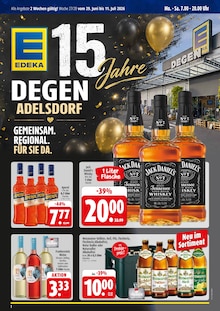 EDEKA Prospekt Wir lieben Lebensmittel! mit  Seiten in Mühlhausen, Erlangen-Höchstadt und Umgebung