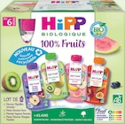 Gourde multipack 100% fruits bio 4 variétés dès 6 mois - HIPP BIOLOGIQUE en promo chez Intermarché Hyper Gourde multipack 100% fruits bio 4 variétés dès 6 mois - HIPP BIOLOGIQUE dans le catalogue Intermarché Hyper