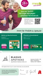 mea - meine apotheke Prospekt für Neuss mit 4 Seiten mea - meine apotheke Prospekt für Neuss: "Unsere September-Angebote", 4 Seiten, 01.09.2025 - 30.09.2025