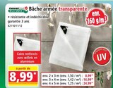 Bâche armée transparente - POWER GARDEN - Norma à Colmar Bâche armée transparente - POWER GARDEN en promo chez Norma Colmar à 8,99 €