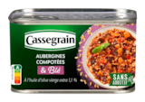 Aubergines Compotées & Blé Cassegrain Bonduelle dans le catalogue Auchan Hypermarché