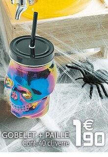 Gobelet + paille - Gifi à Montigny-le-Bretonneux Gobelet + paille en promo chez Gifi Montigny-le-Bretonneux à 1,90 €