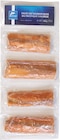 4 pavés de saumon rose du Pacifique sauvage surgelés dans le catalogue Intermarché Express