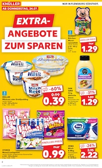 Kaufland Prospekt der KW 31 "EXTRA-ANGEBOTE" Aktueller Kaufland Prospekt "EXTRA-ANGEBOTE" Seite 2 von 8 Seiten