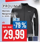 Herren-Neoprenjacke im Angebot bei Kaufhaus Stolz in Rostock Herren-Neoprenjacke Angebote von PROLIMIT bei Kaufhaus Stolz Rostock für 29,99 €
