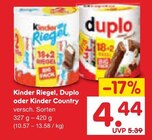 Netto Marken-Discount - Kinder Riegel Angebot im Prospekt Kinder Riegel bei Netto Marken-Discount im Prospekt "" für 4,44 €
