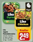 Gyros im Angebot bei REWE in Buxtehude Gyros Angebote von Like bei REWE Buxtehude für 2,49 €