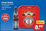 Weißbier im Angebot bei Netto Marken-Discount in Solingen Weißbier Angebote von Erdinger bei Netto Marken-Discount Solingen für 8,99 €