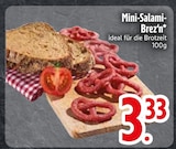 Aktuelle Wurst Angebote bei EDEKA in Augsburg Aktuelles Mini-Salami-Brez'n Angebot bei EDEKA in Augsburg ab 3,33 €