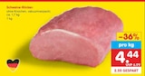 Aktuelles Schweine-Rücken Angebot bei Netto Marken-Discount in Jena ab 4,44 €