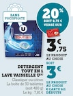 Bi1 Morez - Promo Detergent tout en 1 lave vaisselle Promo Detergent tout en 1 lave vaisselle à 3,00 € dans le catalogue Bi1 à Morez