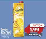 combi Bielefeld - Bio, Plus oder Sanfte Säfte Angebot im Prospekt Bio, Plus oder Sanfte Säfte bei combi im Bielefeld Prospekt für 1,99 €