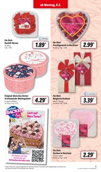 Torte Angebot im Lidl Prospekt, gültig von 06.02.2023 bis 11.02.2023 Torte Angebot im aktuellen Lidl Prospekt auf Seite 3