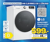 W4WR7096Y Waschtrockner Angebote von LG bei EURONICS Hagen für 599,00 €