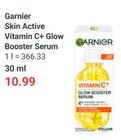 Skin Active Vitamin C+ Glow Booster Serum im Angebot bei GLOBUS in Erfurt Skin Active Vitamin C+ Glow Booster Serum Angebote von Garnier bei GLOBUS Erfurt für 10,99 €
