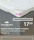MAIKEN Molton-Flanell-Bettlaken Angebote von Kronborg bei JYSK Mannheim für 17,50 €