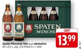 Münchner Hell im Angebot bei E center in Leinfelden-Echterdingen Münchner Hell Angebote von Spaten bei E center Leinfelden-Echterdingen für 13,99 €