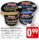 Aktuelles High Protein Pudding Angebot bei E center in Pirmasens ab 0,99 €
