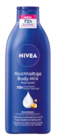 Lotion (Express) oder Milk (Reichhaltig) im Angebot bei Müller in Wetzlar Lotion (Express) oder Milk (Reichhaltig) Angebote von NIVEA bei Müller Wetzlar für 3,95 €