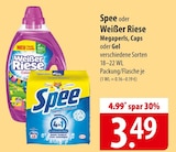 Spee oder Weißer Riese Megaperls, Caps oder Gel bei famila Nordost im Gifhorn Prospekt für 3,49 €