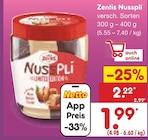 Nusspli von Zentis für 1,99 € bei Netto Marken-Discount im Angebot Nusspli von Zentis im aktuellen Netto Marken-Discount Prospekt